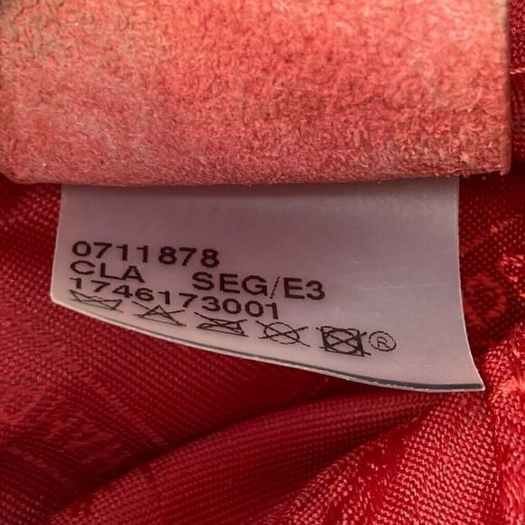 Longchamp Legende Bag Purse Black Patent Leather Pockets Dual Handle Zip Large - Picture 6 of 9